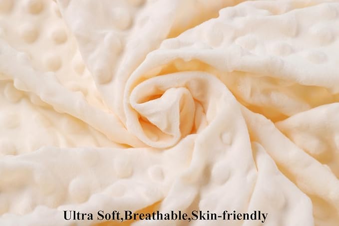 Dot Bassinet Sheet Set 2 Pack Stretch Fitted Bedside Sleeper Bassinet Sheets Sheets,Ultra Soft, for Baby Girls and Boys Cream, Rabbit