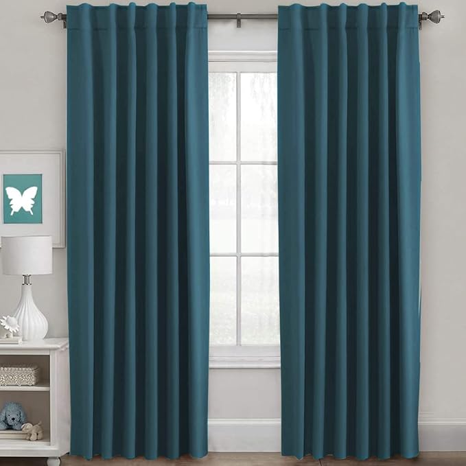 H.VERSAILTEX Blackout Curtains Thermal Insulated Window Treatment Panels Room by HVERSAILTEX