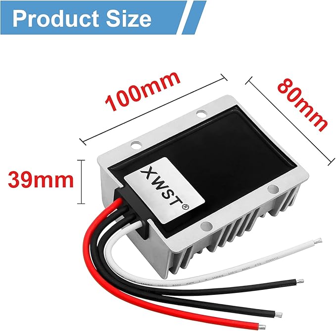DC DC 12V to 19V 28A Step-up Module,Boost Converter 9V-13V to 19V Voltage Regulator,Waterproof Power Adapt 532W 19V Volt Transformer Module (12V to 19V 28A)