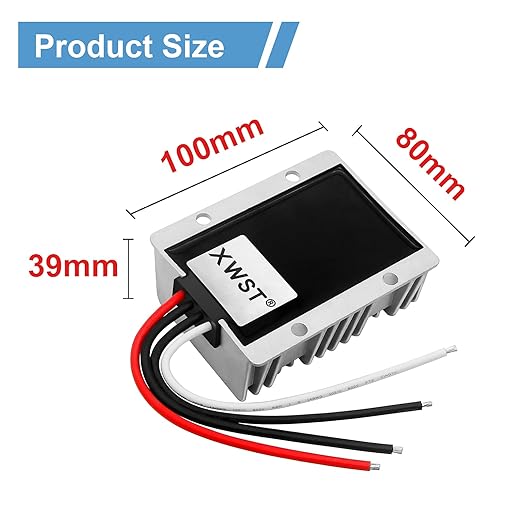 DC DC Stabilizer 9V-36V to 24V Boost Buck Converter Power Supply 30A 720W Waterproof Automatic Step Up Down Voltage Regulator 24V Volt Transformer Module