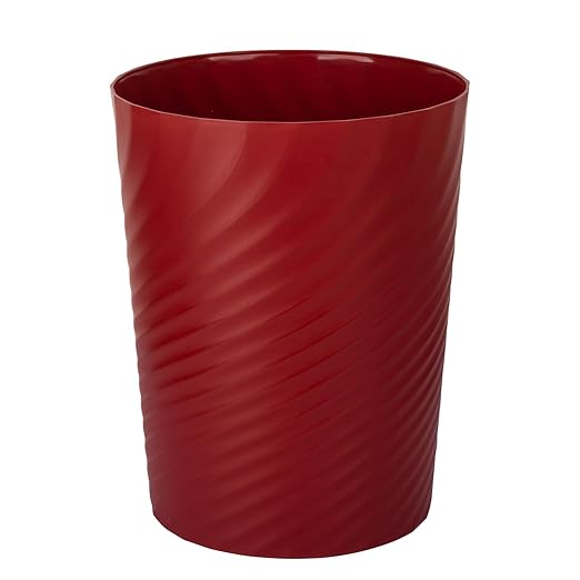 UUJOLY Plastic Small Bathroom Trash Can Wastebasket Garbage Can, Laundry Room by UUJOLY