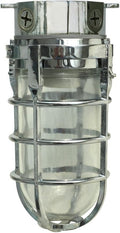 Woods L1706CH Vandal Resistant 150W Incandescent Security Light, Ceiling Mount, Chrome