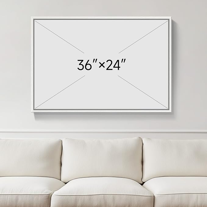 Framed Floral Wall Art, Modern Botanical Canvas Prints Artwork - Image 3