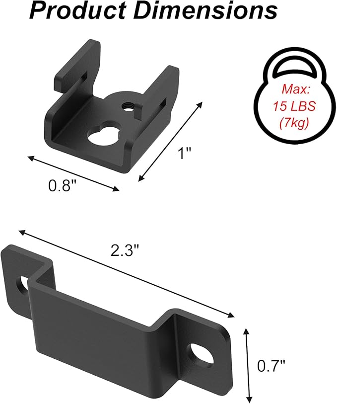 Vdsvksd Wall Mount for Samsung, Sony, Vizio, Roku Speakers - Rear, Satellite, Surround Sound & Bookshelf Speakers