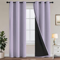 Yakamok Lilac Blackout Curtains 84 inches Long by Yakamok