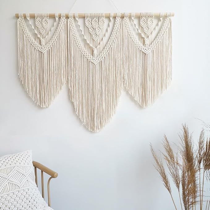 Achart Macrame Wall Hanging Large- Boho Wall Decor- large wall art- Wall Decor - Image 2
