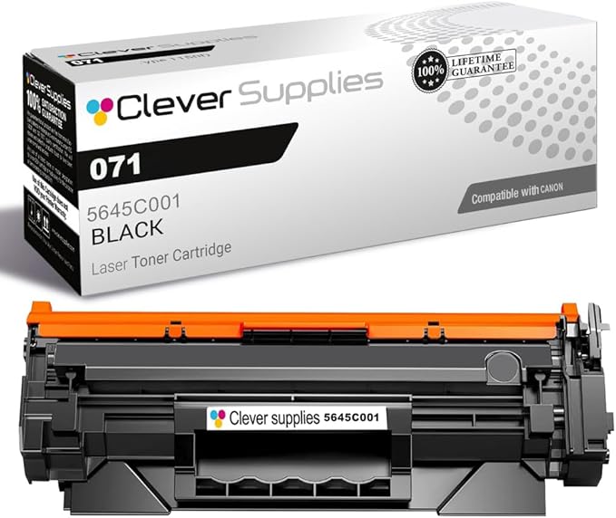 CS Replacement Compatible with Canon 071 Toner Cartridge 5645C001 to use with LBP-122DW MF273DW MF275DW (Black, 1-Pack)