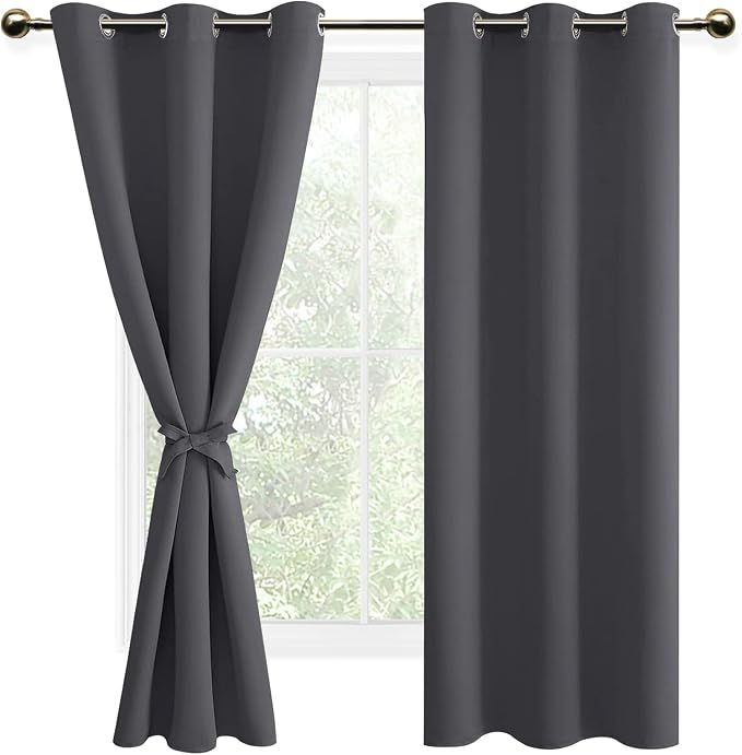 DWCN Blackout Curtains – Thermal Insulated Light Blocking Privacy Grommet Drapes - Image 8