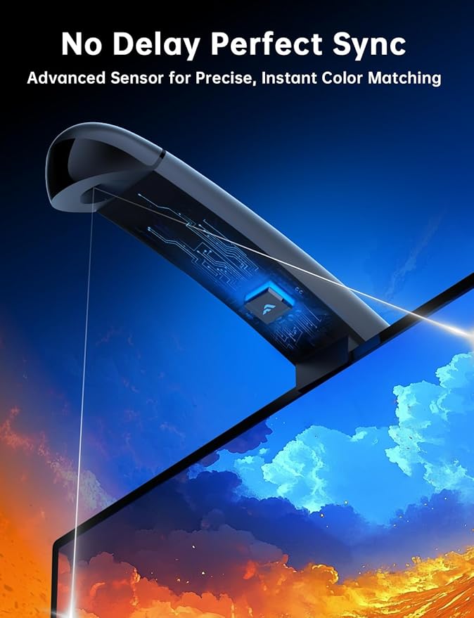 FFJ TV Lights That Change with TV, 21.3ft Cuttable TV LED Backlight for 90-100 Inch Screen and PC Monitor, TV Backlight with Sensor, Smart App Control, Game & Music Sync Color Changing Light