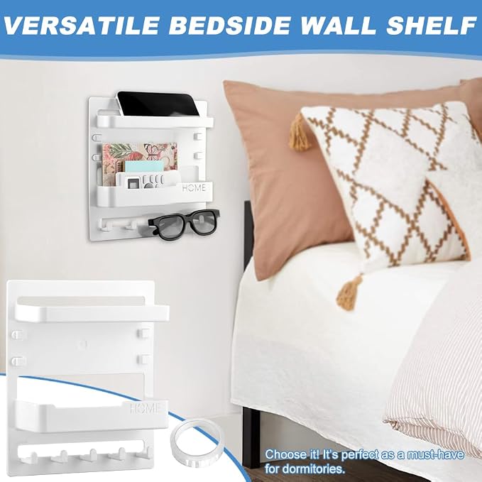 Bedside Shelf Wall Mount & Wall Nightstand - Image 5