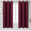Diraysid Burgundy Red Grommet Blackout Curtains by Diraysid%2C+refresh+your+life