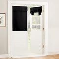 RYB HOME Blackout Door Curtain Kitchen Window Curtains, W34 x L40, Thermal by RYBHOME
