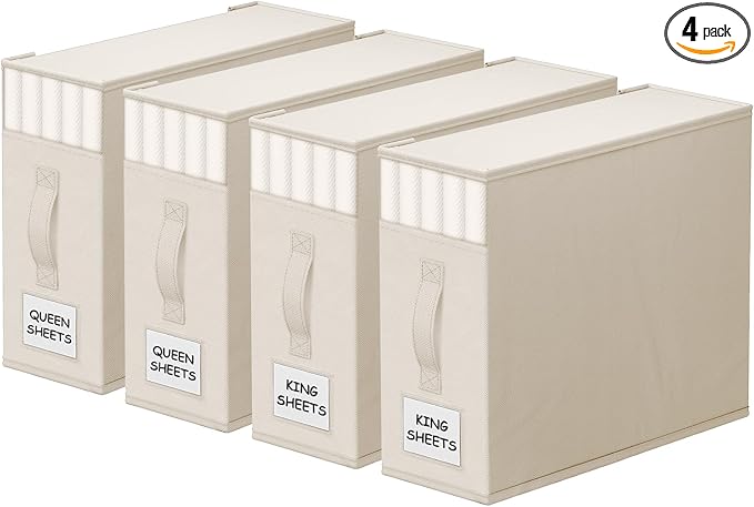 StorageTastic Bed Sheet Closet Organizers and Storage Under Bed Storage | by StorageTastic