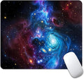 Shiny Blue Square Mouse pad, Texture, Waterproof, Anti Slip Rubber Base, Computer Mouse pad, Laptop Mouse pad