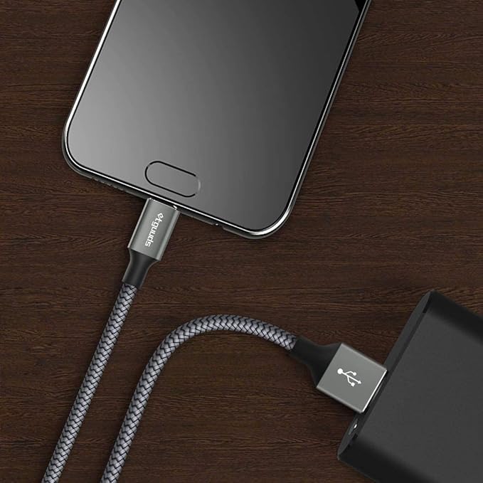 etguuds USB A to USB C Cable 6.6ft, 2-Pack, 3A Fast Charging Type C Charger Cord for iPhone 17 16 15 Pro Max 16e 17 Air, Samsung Galaxy S25 S24 S23 S22 S21 S20 A17 A16 A56 A55 Flip Fold, Gray