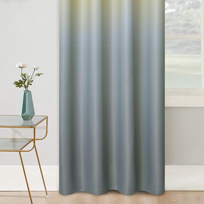 COSVIYA Grommet Ombre Room Darkening Curtains 96 inches Long - Image 5