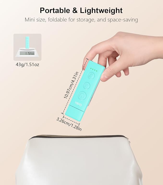 Gritin Book Light Rechargeable, Clip on LED Reading Light - Image 8