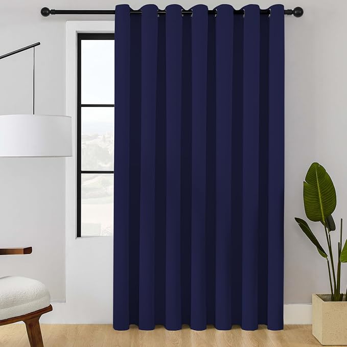 ChrisDowa Room Divider Curtains 108 Inch Long Sliding Door Curtain 1 Panel | by ChrisDowa