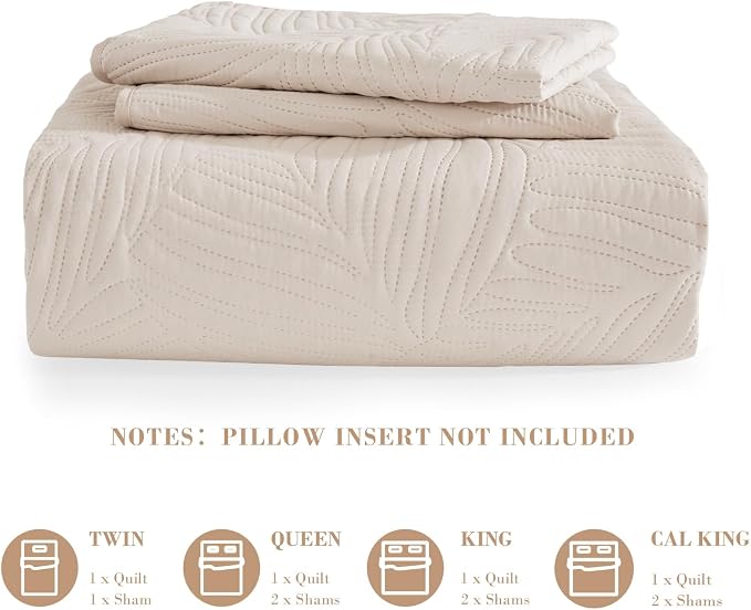 Exclusivo Mezcla California King Quilt Bedding Set, Microfiber Bedspreads | - Image 6