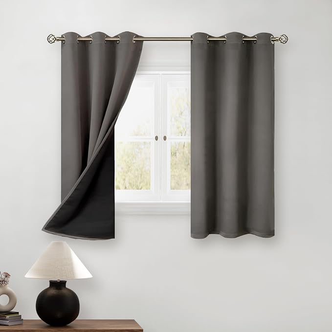 BGment Short 100% Blackout Curtains by BGment
