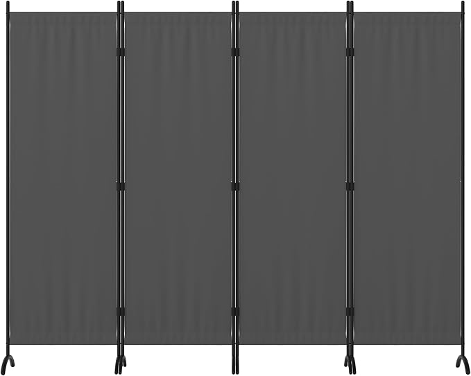 Room Divider 4 Panel Folding Screen Portable Wall - Image 9