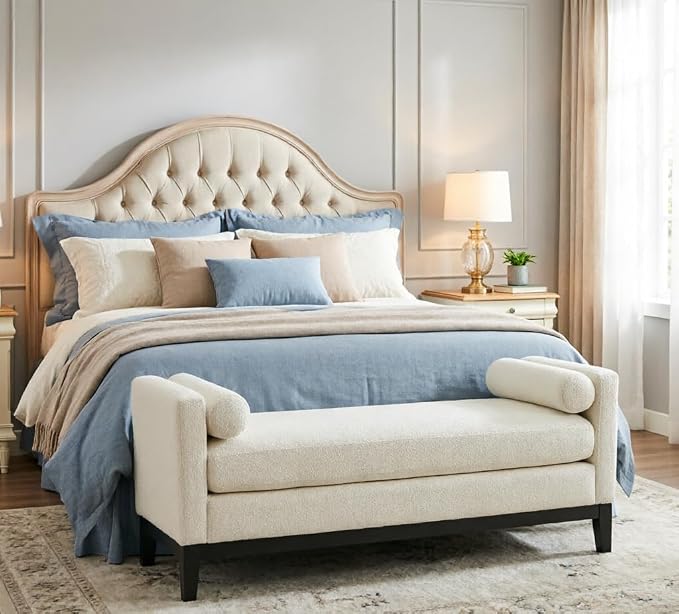 66.34" Upholstered End of Bed Bench - Image 3