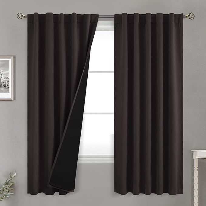 BGment Full Blackout Curtains 72 Inches Long by BGment
