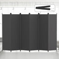 Kokorona 6 Panel Room Divider, 6FT Tall Folding Privacy Screen Wall Dividers by Kokorona