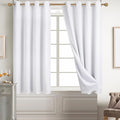 Diraysid 100% Blackout Curtains White Linen Curtains by Diraysid%2C+refresh+your+life