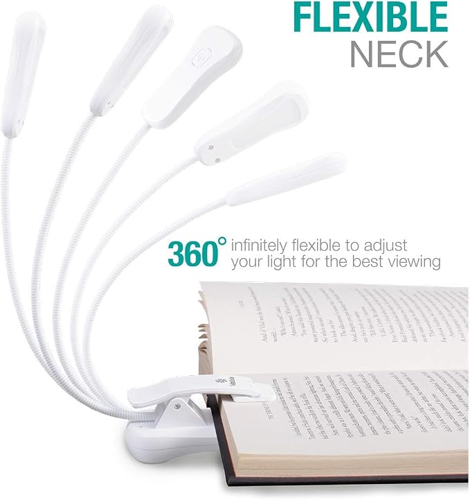Vekkia 3000K Warm LED Rechargeable Book Light | Easy - Image 5