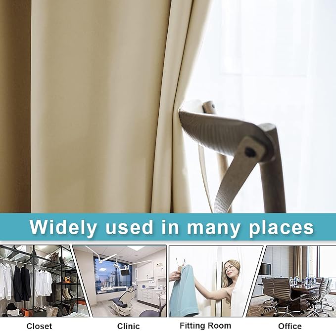 RYB HOME Partition Room Dividers Curtain - Image 2