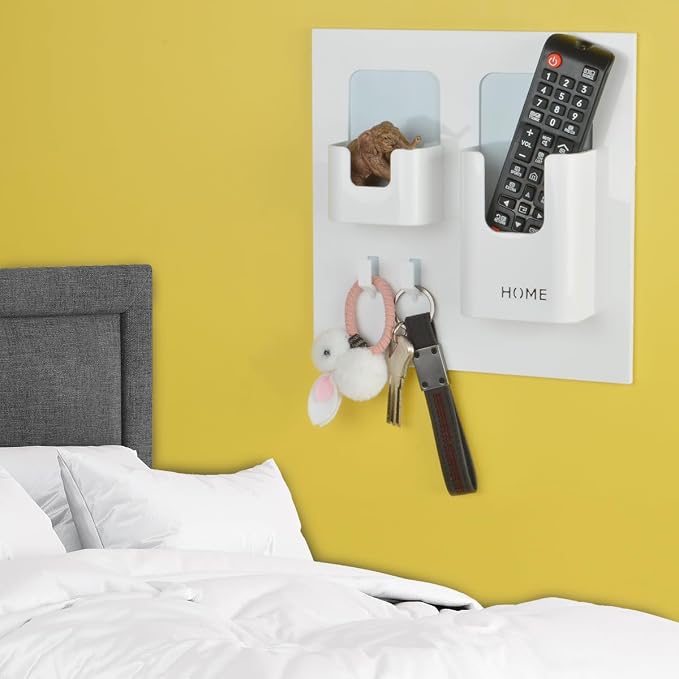 Bedside Shelf - Stick On Wall Mounted Bed Room, Office Adhesive Floating by OKOMATCH