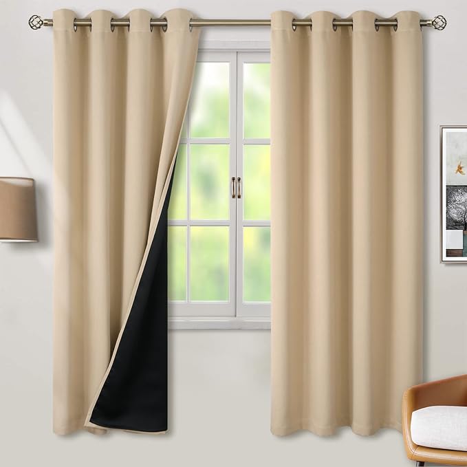 BGment Thermal Insulated 100% Blackout Curtains by BGment