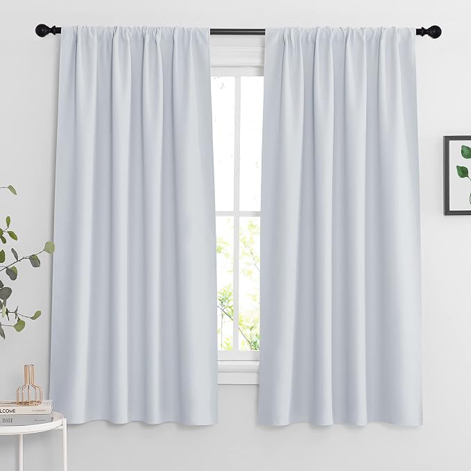 RYB HOME Curtains for Bedroom Living Room Nursery Office 63 inches Long | by RYBHOME