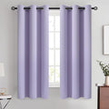 COSVIYA Grommet Room Darkening Lilac Curtains 63 inch Length by COSVIYA