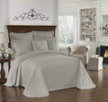 King Charles Modern Farmhouse Floral Matelasse Bedspread, 100% Cotton by Historic+Charleston+Collection