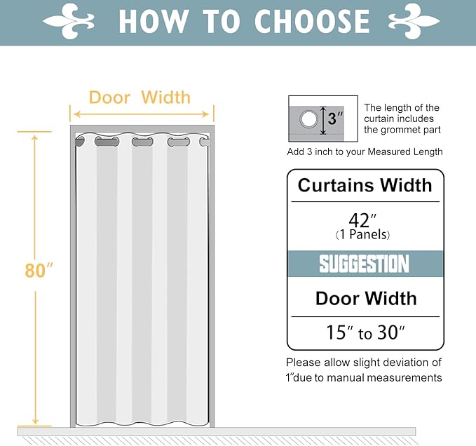 ChrisDowa Blackout Curtains Door Curtain - Image 6