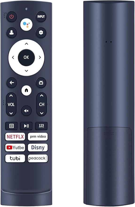 ERF3M90H IR Replaced Remote Control Fit for Hisense Google/Android TV 50A6H 55A6H 65A6H 75A6H 50U6H 55U6H 65U6H 65U8H 75U8H 43A6H 43A68H 55U7K (No Voice Function)