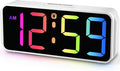 Peakeep Small Cute Digital Alarm Clock Plug in by PEAKEEP