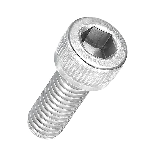 Kozelo 50pcs Socket Head Cap Screws - [M6-1 x 18mm] 304 Stainless Steel Allen Socket Drive for Electrical Motor 3D Printing Fan Engine Replacement Use, Silver