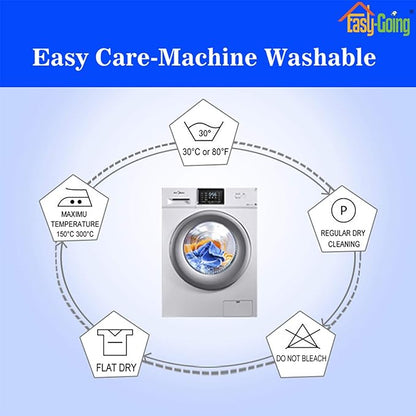 Easy-Going Stretch Oversized Sofa Slipcover 1-Piece Sofa Cover Furniture Protector Couch Soft with Elastic Bottom for Kids, Polyester Spandex Jacquard Fabric Small Checks Dark Blue