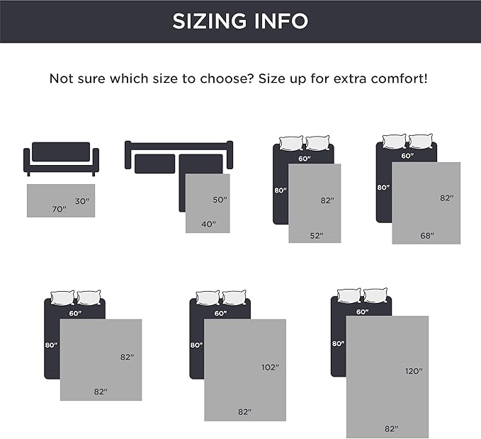 Bedsure 100% Waterproof Couch Cover for Dogs Washable - Non Slip Waterproof Dog Blanket for Couch Sofa, Lightweight Furniture Protector Durable for Pet Puppy with Non-Slip Bottom, Dark Grey, 40x50IN