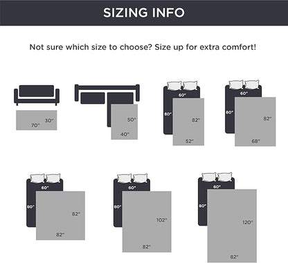 Bedsure 100% Waterproof Couch Cover for Dogs Washable - Non Slip Waterproof Dog Blanket for Couch Sofa, Lightweight Furniture Protector Durable for Pet Puppy with Non-Slip Bottom, Dark Grey, 40x50IN