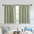RYB HOME Short Blackout Privacy Curtains 30 inch Long by RYBHOME