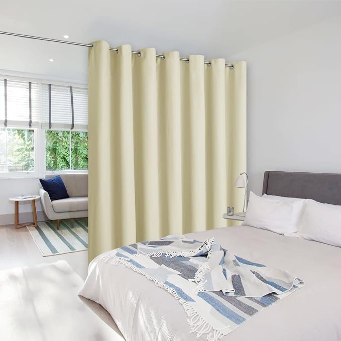 NICETOWN Room Separating Divider, Room Divider Curtain Screen Partition by NICETOWN