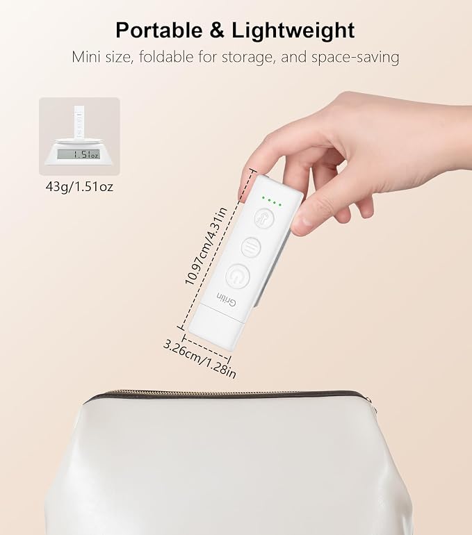 Gritin Book Light Rechargeable, Clip on LED Reading Light - Image 8