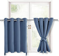 Blackout Curtains for Bedroom, 52 x 36 Inches Long, Window Curtains for Living by Hiasan
