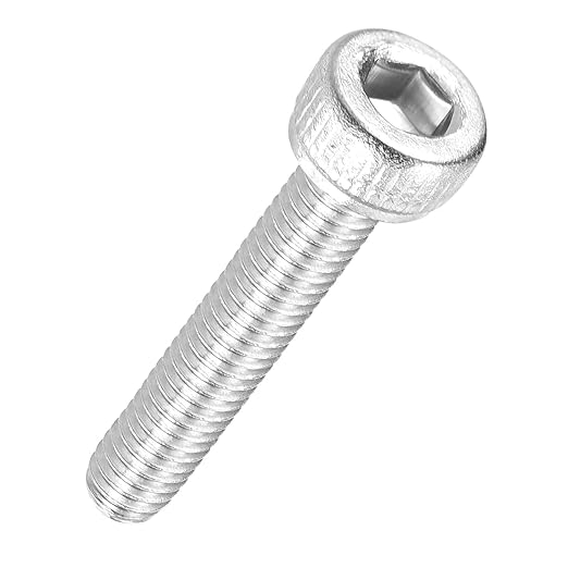 Kozelo 50pcs Socket Head Cap Screws - [M3-0.5 x 16mm] 304 Stainless Steel Allen Socket Drive for Electrical Motor 3D Printing Fan Engine Replacement Use, Silver