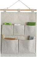 Co-link Linen/Cotton Fabric 5 Pockets Wall Door Closet Hanging Storage Bag by Co-link