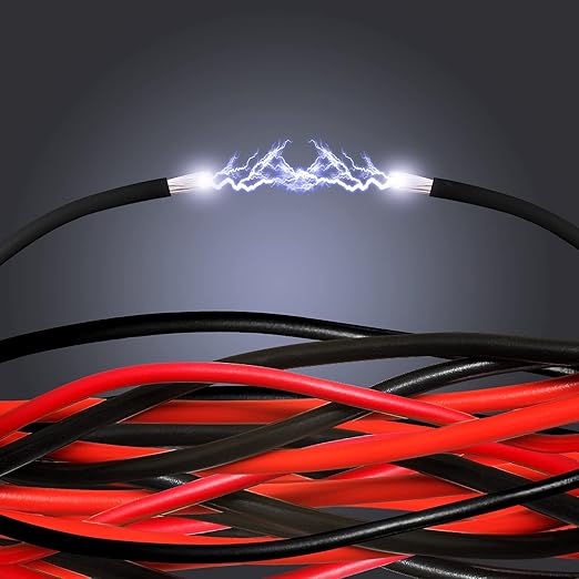 Solar Panel Wire - iGreely 12 Gauge Wire 30Ft Black & 30Ft Red 12AWG(4mm²) Tinned Copper PV UV Resistant Cable for Boat Marine Automotive RV Solar Panel Outdoor